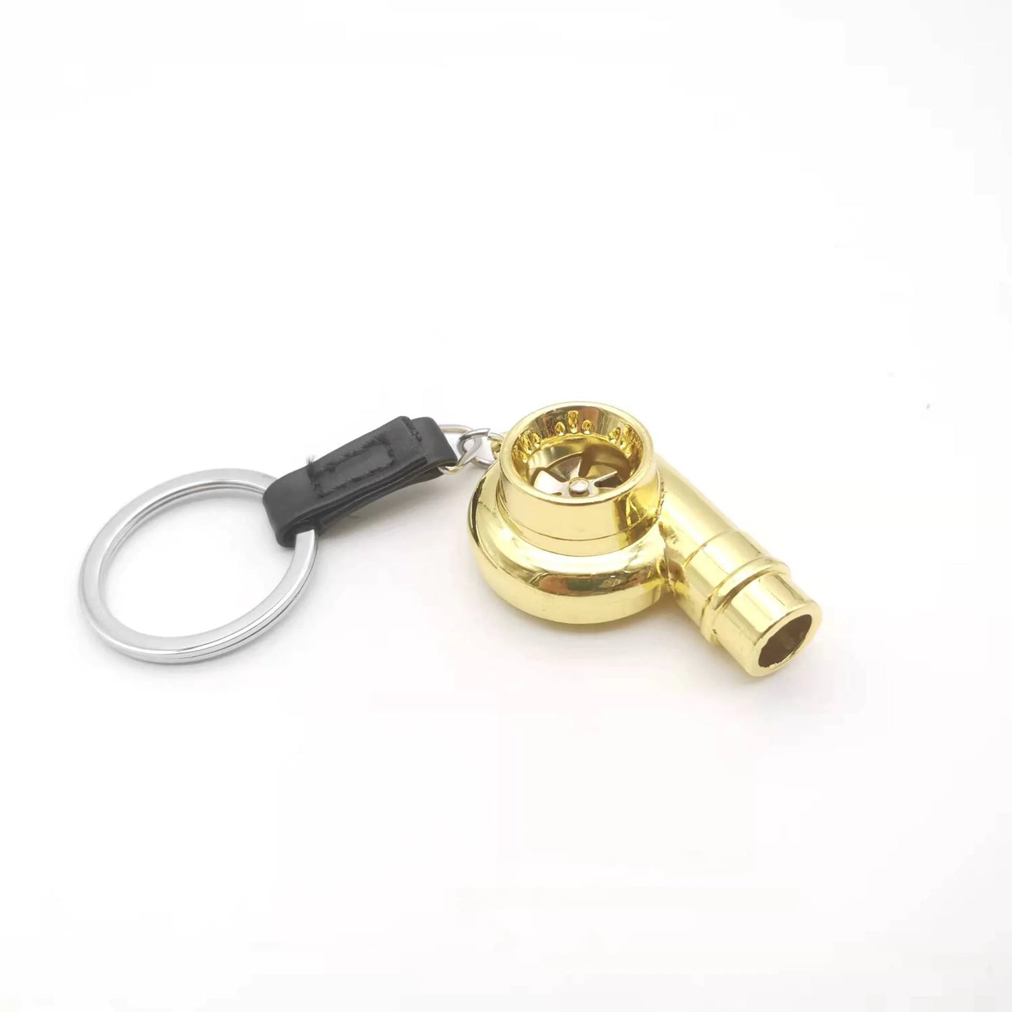 Alloy Metal Turbo Key Ring