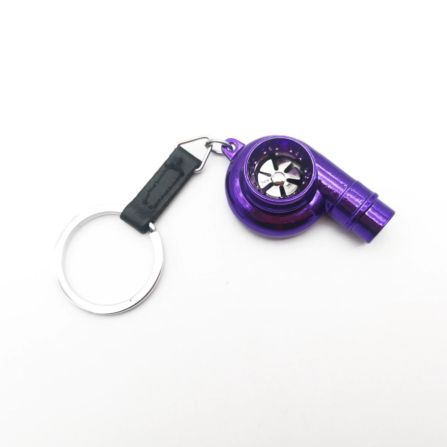 Alloy Metal Turbo Key Ring