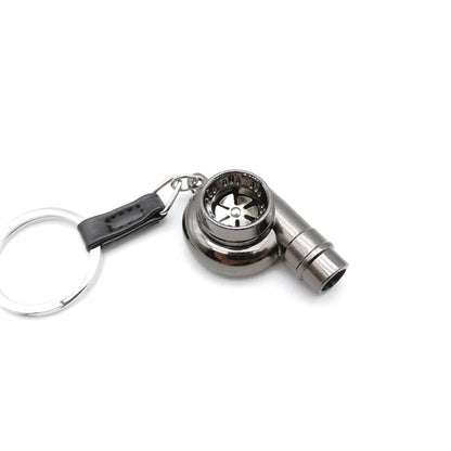 Alloy Metal Turbo Key Ring