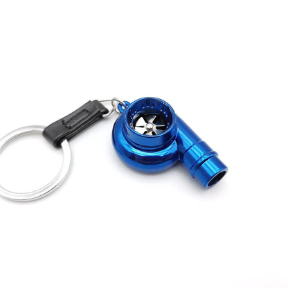 Alloy Metal Turbo Key Ring